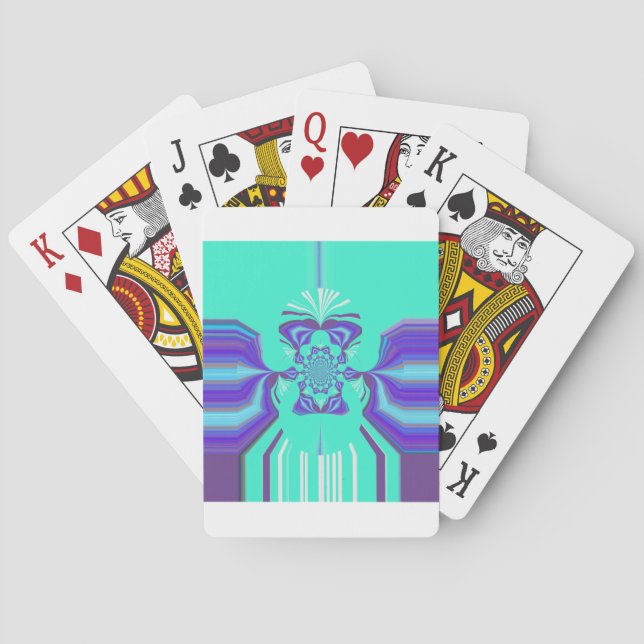 Hakuna Matata Lila Mischung Spielkarten (Rückseite)