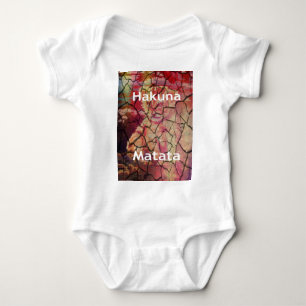Hakuna Matata Lion Cub Design Baby Strampler