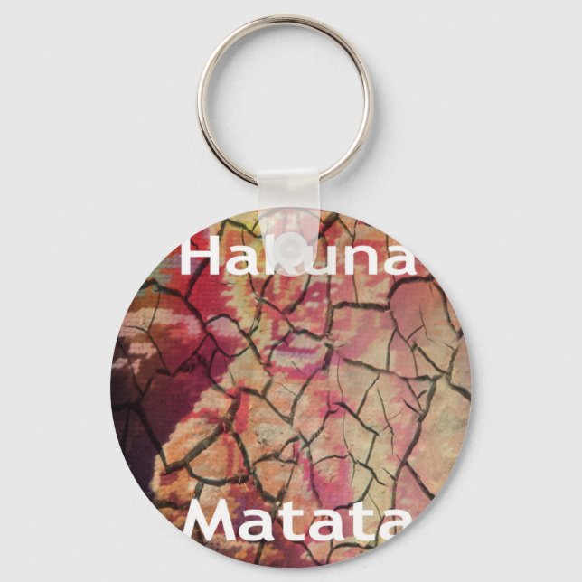 Hakuna Matata Lion Cub Design Schlüsselanhänger (Vorderseite)