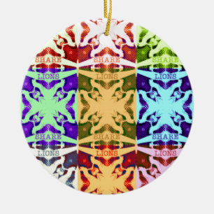 Hakuna Matata Löwengeschenk Keramik Ornament