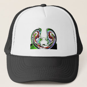 Hakuna Matata Lustiger Fisch Geschenk Farben Truckerkappe