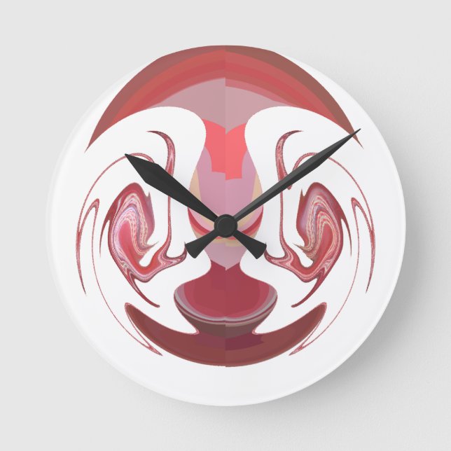 Hakuna matata magische Lampe Runde Wanduhr (Vorderseite)