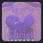 Hakuna Matata Merry Christmas Liebe Design.jpg Quadratischer Aufkleber<br><div class="desc">Hakuna Matata Frohe Weihnachts-Liebe Design. Kwanzaa und Hanuka sind einige der Festivals, die von wenigen bekannt sind, aber wenn man daran denkt, gibt es nichts so Wichtiges wie einen Urlaub. Es ist die besondere Zeit des Jahres, in dem Sie gerade gewollt zu feiern und die Weihnachtsferien ist eine der gefeierten...</div>