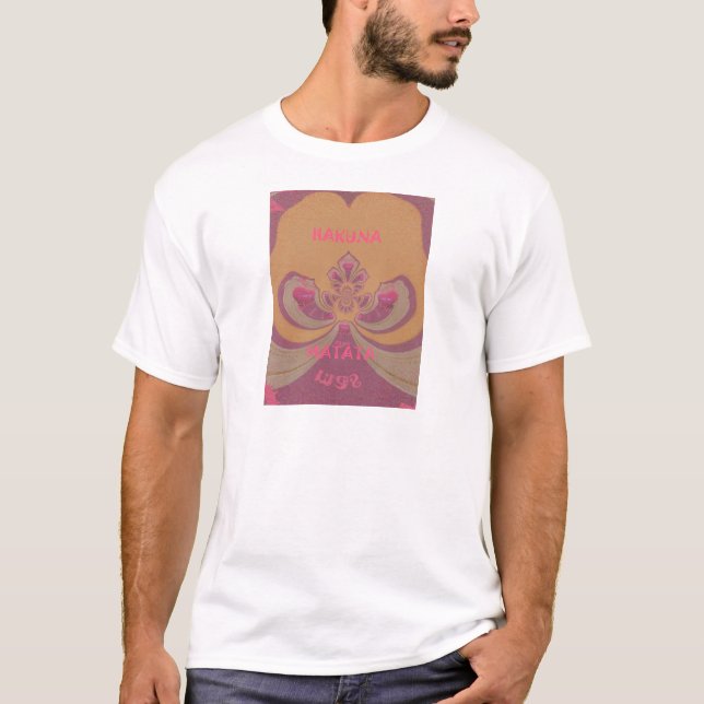 Hakuna Matata Merry Christmas lovely hearts design T-Shirt (Vorderseite)