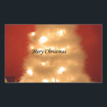 Hakuna Matata Merry Christmas white Rechteckiger Aufkleber<br><div class="desc">Während die Weihnachtsfarben rot erscheinen, gibt es eine besondere Möglichkeit, den phantastischen Weihnachtsschnee mit der Schönheit der Weihnachtslieder, -geschenke und -geschenke zu verbinden. Diese Zeit des Jahres ist, was Red Christmas Jingle Bells lasse Ihnen Erfahrung und haben einen gesegneten Nice Day HoHoHo! Frohe Weihnachten und ein glückliches Neues Jahr mit...</div>