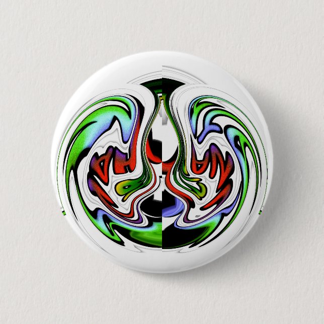 Hakuna Matata mit Abstraktem Whirl und Gradienten Button (Vorderseite)