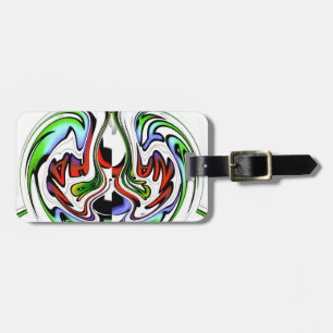 Hakuna Matata mit Abstraktem Whirl und Gradienten Gepäckanhänger