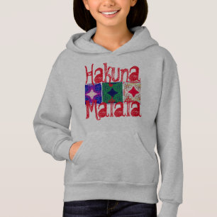 Hakuna matata Neueste coole grafische Textkunst Mu Hoodie