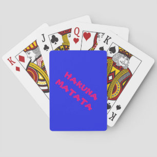 Hakuna Matata Poker Spielkarten