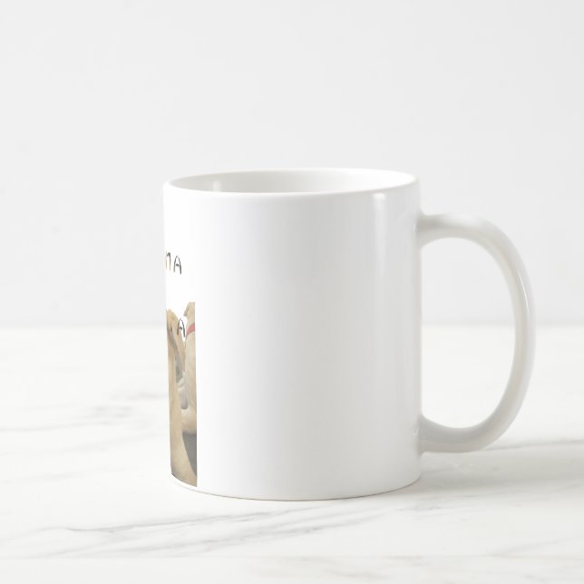 "Hakuna Matata Pup" - Worry-free Puppy Liebe Kaffeetasse (Rechts)