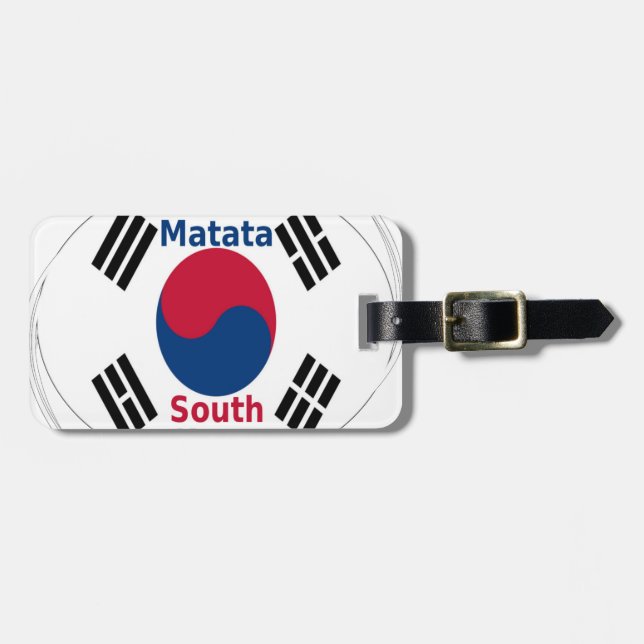 Hakuna Matata Südkorea Art Print/Graphic Gepäckanhänger (Vorderseite horizontal)