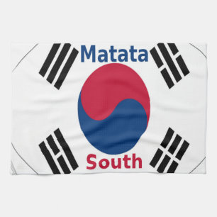Hakuna Matata Südkorea Art Print/Graphic Geschirrtuch