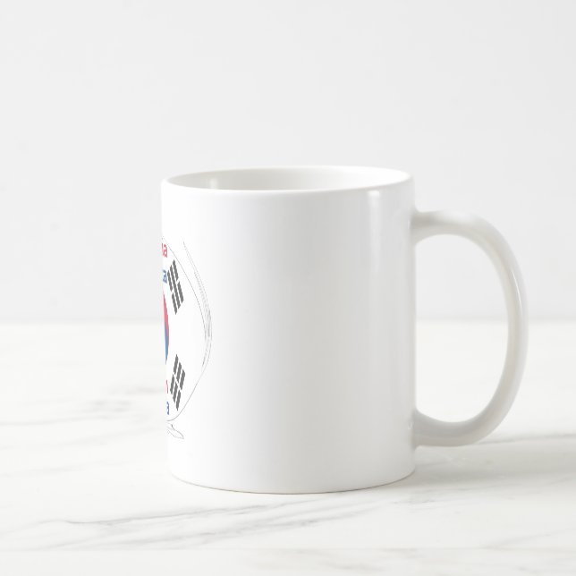 Hakuna Matata Südkorea Art Print/Graphic Kaffeetasse (Rechts)