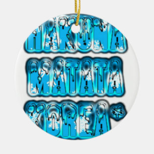 Hakuna Matata Südkorea Art Print/Graphic Keramik Ornament