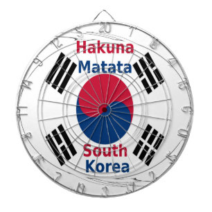 Hakuna Matata Südkorea Kunst Druck/Grafik Dartscheibe