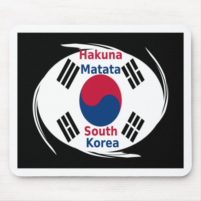 Hakuna Matata Südkorea Mousepad (Vorne)