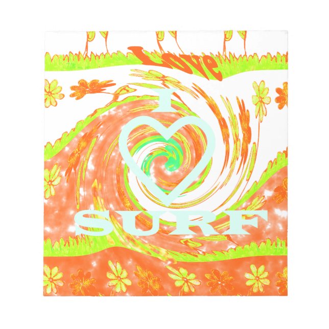 Hakuna Matata Summer Baby Kinder I Liebe Surfing.. Notizblock (Vorderseite)