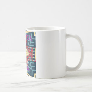 Hakuna Matata Text Hope Abstrakt Art Print Design Kaffeetasse