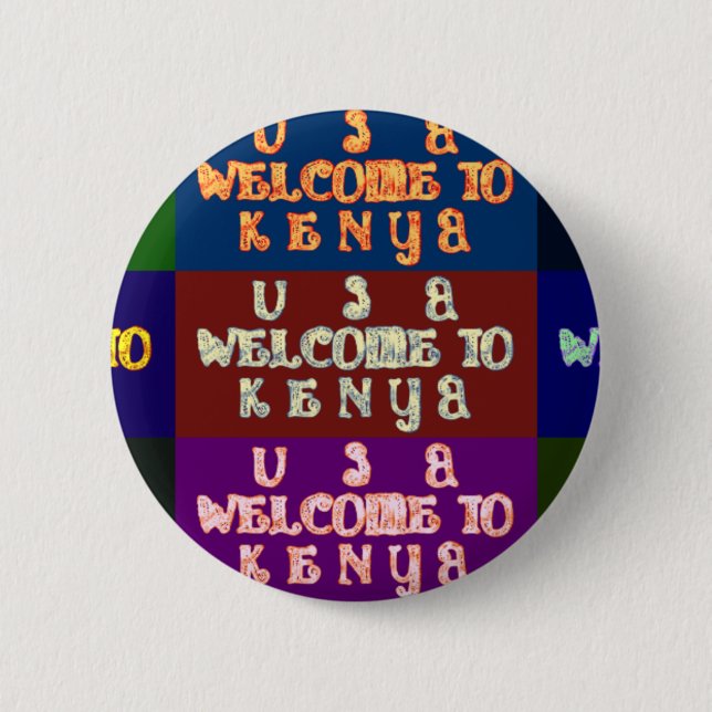 Hakuna Matata Willkommen in Kenya.png Button (Vorderseite)