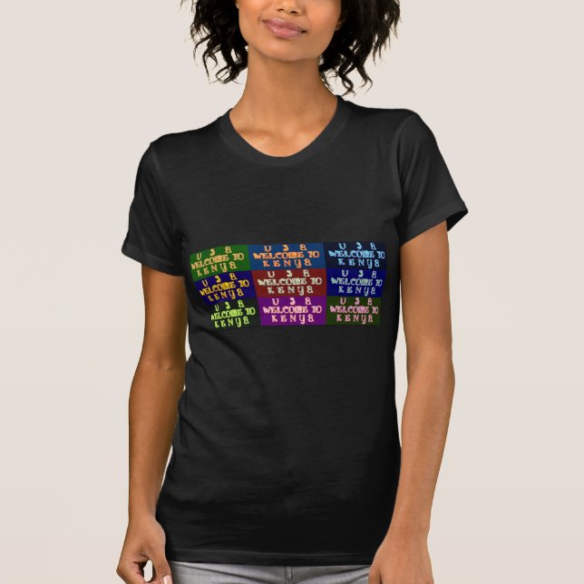 Hakuna Matata Willkommen in Kenya.png T-Shirt (Vorderseite)