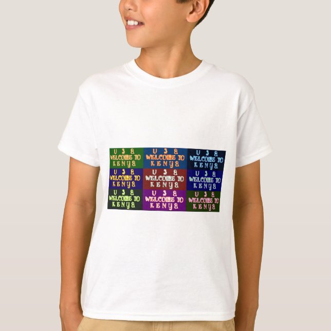 Hakuna Matata Willkommen in Kenya.png T-Shirt (Vorderseite)