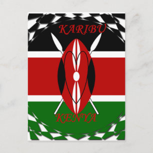 Hakuna matata Willkommen Kenia Postkarte