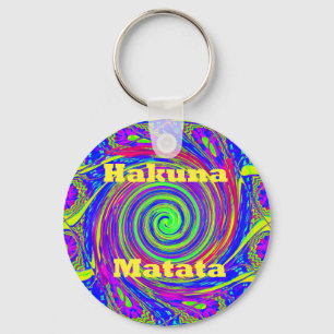 Hakuna Matata – Wirbelnde Gestaltung mit lebendige Schlüsselanhänger