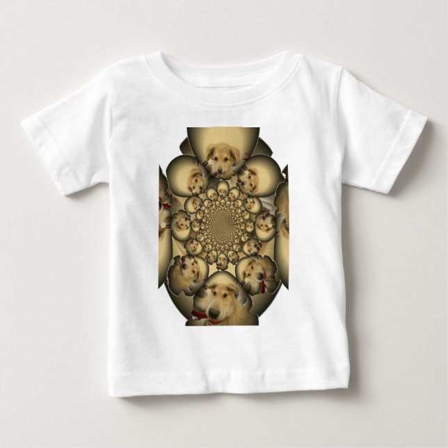 Hakuna Matta Puppies und Hunde unendlich phantasti Baby T-shirt (Vorderseite)