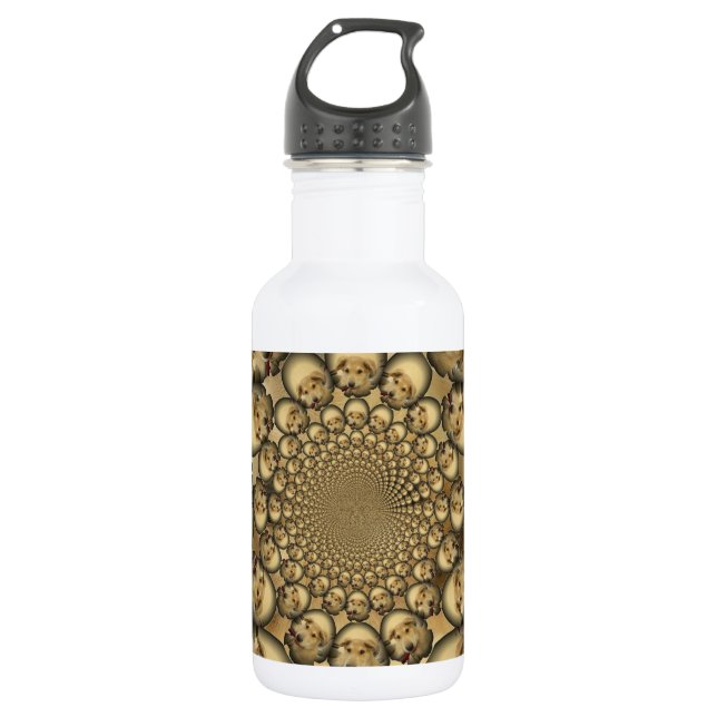 Hakuna Matta Puppies und Hunde unendlich phantasti Trinkflasche (Vorderseite)