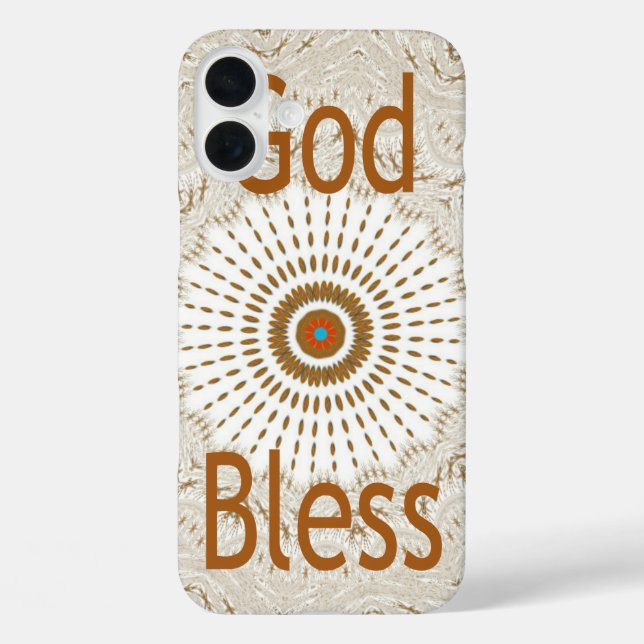 Hakuna Mtata God Bless iPhone 16 Plus Hülle (Rückseite)