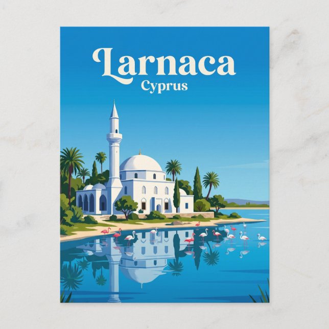 Hala Sultan Tekke Zypern Postkarte (Vorderseite)