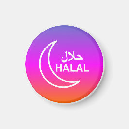 Halal English Arabic Business Magnet