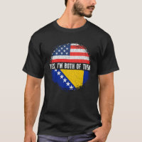 Halb-Amerikaner Hälfte bosnischen Bosnien und Herz