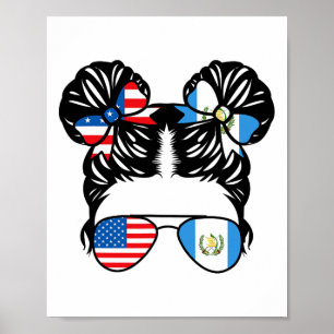 Halb amerikanisches guatemaltekisches Mädchen Usa  Poster