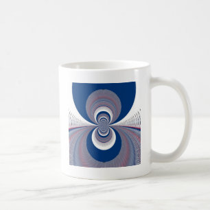 Halb Blau Kaffeetasse