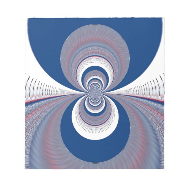 Halb Blau Notizblock (Vorderseite)