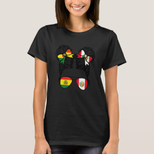 Halb Bolivian Half peruanisches Mädchen Bolivien K T-Shirt