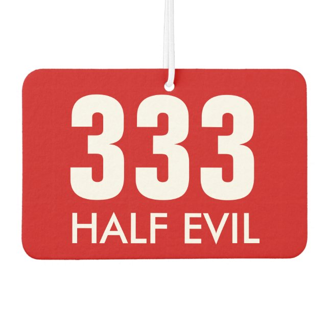 Halb-Böse Autolufterfrischer (Vorderseite)