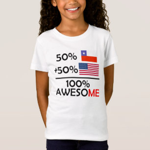 Halb chilenischer halber Amerikaner T-Shirt