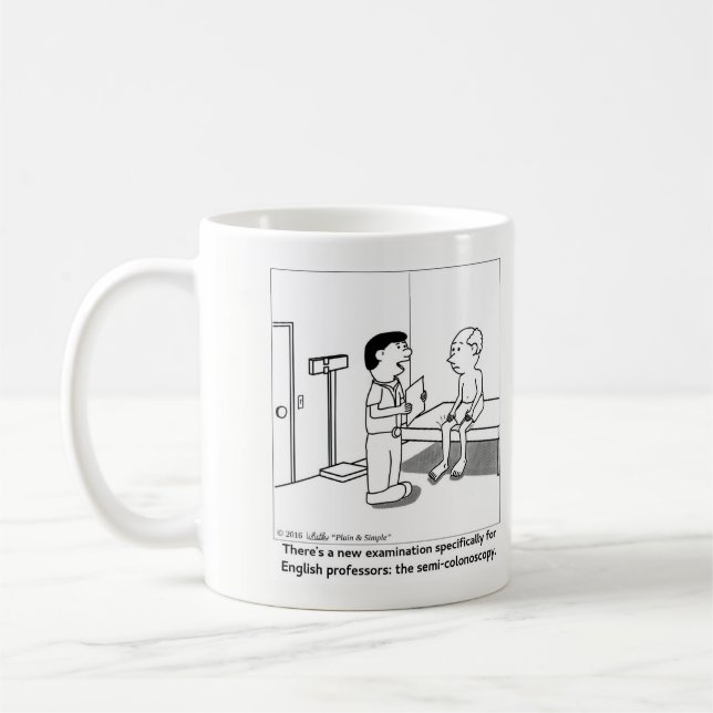 Halb-Colonoscopy Kaffeetasse (Links)