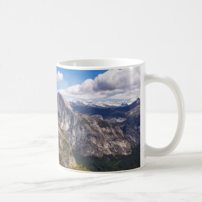 Halb-Dome-Landschaft, Kalifornien Kaffeetasse (Rechts)