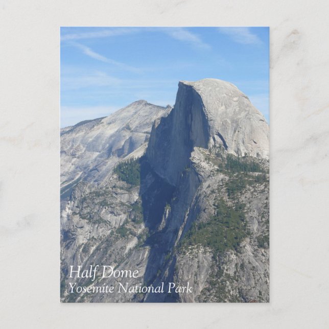 Halb Dome, Yosemite, CA Postkarte (Vorderseite)