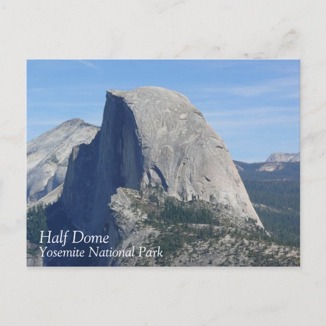 Halb Dome, Yosemite, CA Postkarte (Vorderseite)