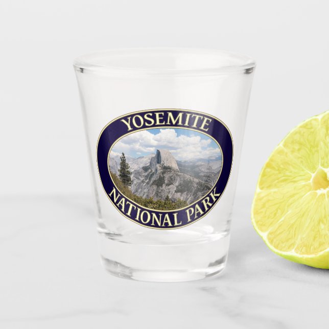 Halb Dome, Yosemite National Park, Kalifornien Schnapsglas (Vorderseite)