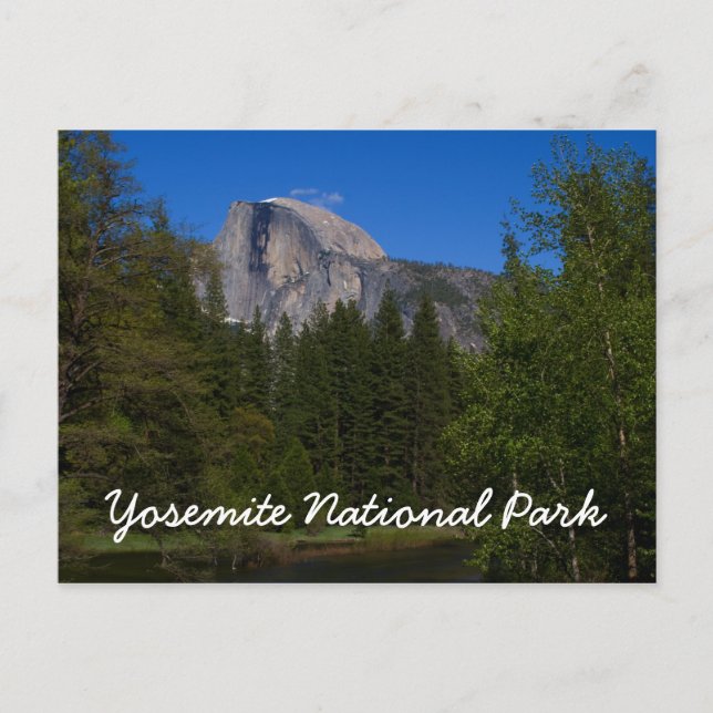 Halb Dome Yosemite Nationalpark Reise Postkarte (Vorderseite)