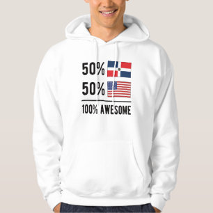 Halb dominikanische Half-Amerikanische Dominikanis Hoodie