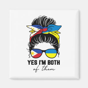 Halb Filipino Halb Ukrainisches Mädchen Philippine Magnet