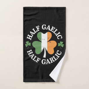 Halb gälisch halb Knoblauch irisch italienisch St. Handtuch
