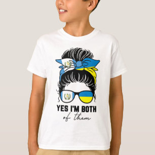Halb guatemaltekisches halb ukrainisches Mädchen G T-Shirt