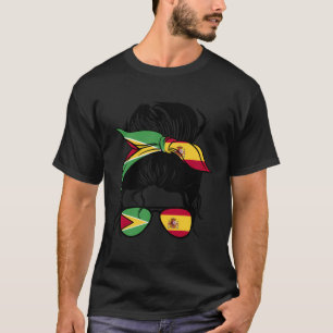 Halb Guyana Halbspanisches Mix Guyana und Spanien T-Shirt